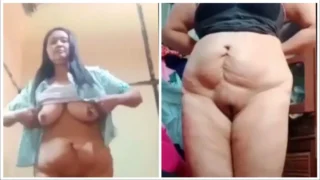 မမကြီးရဲ့ အလှ – Big Ass Woman Changing Clothes