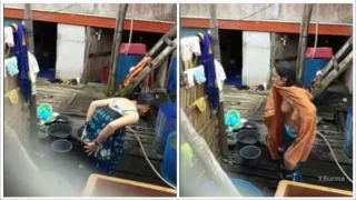 ရေချိုးချောင်းရိုက် (၁၄) – Teen Girl Shower Spy Camera