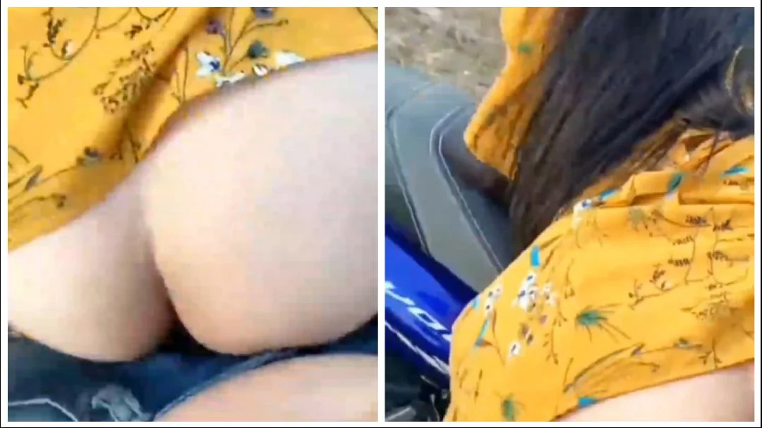 လယ်ကွင်းထဲ ဆိုင်ကယ်ပေါ်ကုန်းတဲ့စော် – Couple Having Standing Doggy Style Fucked On The Motorcycle