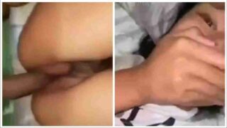 ပါးစပ်လေးအုပ်ပြီး ကြိတ်ခံတာ – Teen Asian Couple Having Rough Sex Homemade