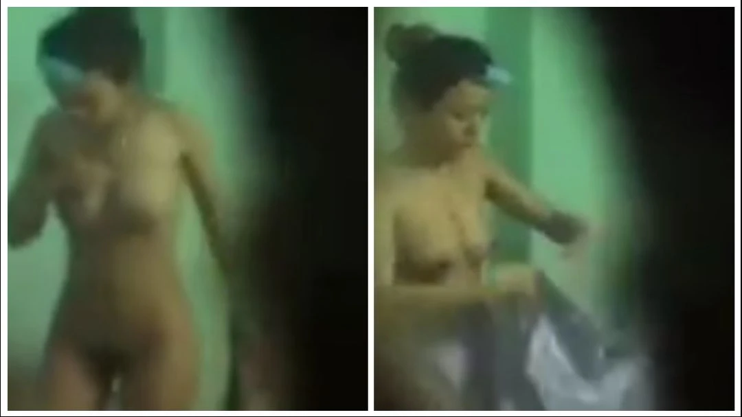 ရေချိုးပြီး အဝတ်လဲနေတဲ့ကောင်မလေး – Girl taking a shower and getting dressed