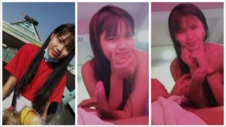 အဆိုကောင်းတဲ့ ဒလသူလေး – Real Homemade Teen Girl Gives Happy Ending Blowjob