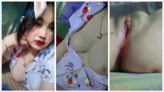 နို့လေးတွေကလုံးလုံး အဖုတ်လေးကဖောင်းဖောင်း – A chubby girl with both breasts and pussy