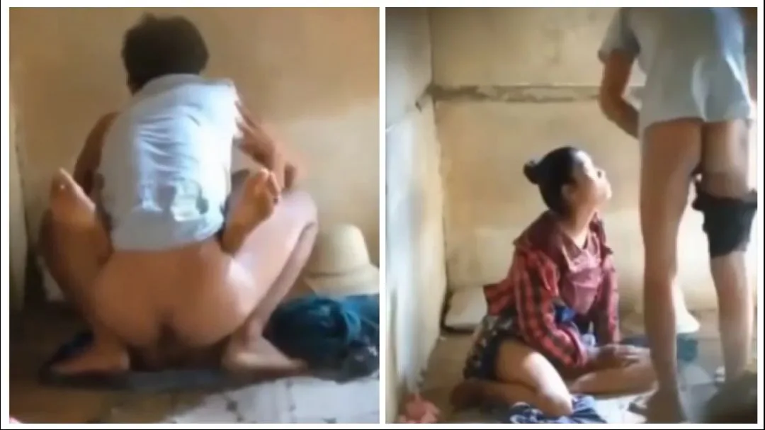 မြန်မာချောင်းရိုက် (၅၇) – Myanmar Couple Having Rough Sex In The Old House